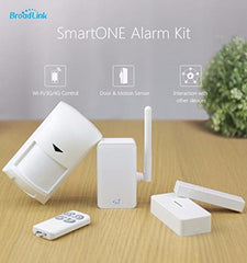 Broadlink S1C SmartOne Wifi Alarm Kit Door Motion PIR Sensor Smart Home Remote Control Alarm Security Accessory...