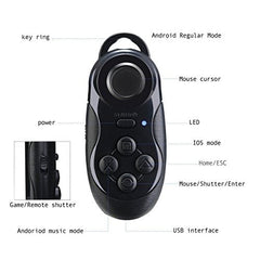 VIGICA VR BOSS Virtual Reality Headset 3D Glasses with Headphone for 4.0-6.3 inch Smartphone with Bluetooth Remote... VIGICA VR BOSS Virtual Reality Headset 3D Glasses with Headphone for 4.0-6.3 inch Smartphone with Bluetooth Remote...