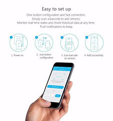 Broadlink S1C SmartOne Wifi Alarm Kit Door Motion PIR Sensor Smart Home Remote Control Alarm Security Accessory... Broadlink S1C SmartOne Wifi Alarm Kit Door Motion PIR Sensor Smart Home Remote Control Alarm Security Accessory...