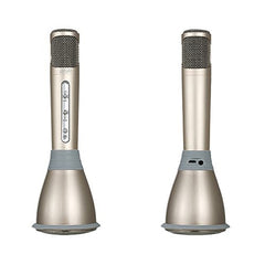 VIGICA K068 Mini KTV Player 2 in 1 Home Karaoke Player Full Metal K Song Microphone With Wireless Bluetooth Speaker Compatible with Android, iPhone, Samsung, other Smartphone VIGICA K068 Mini KTV Player 2 in 1 Home Karaoke Player Full Metal K Song Microphone With Wireless Bluetooth Speaker Compatible with Android, iPhone, Samsung, other Smartphone