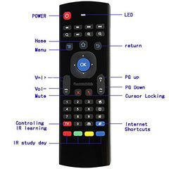 VIGICA MX3 Air Mouse Multifunction 2.4ghz Mini Wireless Keyboard Infrared Remote Control 3 gyro 3 gsensor Internet... VIGICA MX3 Air Mouse Multifunction 2.4ghz Mini Wireless Keyboard Infrared Remote Control 3 gyro 3 gsensor Internet...