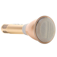 VIGICA K068 Mini KTV Player 2 in 1 Home Karaoke Player Full Metal K Song Microphone With Wireless Bluetooth Speaker Compatible with Android, iPhone, Samsung, other Smartphone