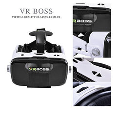 VIGICA VR BOSS Virtual Reality Headset 3D Glasses with Headphone for 4.0-6.3 inch iOS Android Smartphone iPhone... VIGICA VR BOSS Virtual Reality Headset 3D Glasses with Headphone for 4.0-6.3 inch iOS Android Smartphone iPhone...