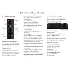 VIGICA MX3 Air Mouse Multifunction 2.4ghz Mini Wireless Keyboard Infrared Remote Control 3 gyro 3 gsensor Internet... VIGICA MX3 Air Mouse Multifunction 2.4ghz Mini Wireless Keyboard Infrared Remote Control 3 gyro 3 gsensor Internet...