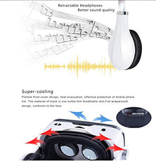 VIGICA VR BOSS Virtual Reality Headset 3D Glasses with Headphone for 4.0-6.3 inch Smartphone with Bluetooth Remote... VIGICA VR BOSS Virtual Reality Headset 3D Glasses with Headphone for 4.0-6.3 inch Smartphone with Bluetooth Remote...