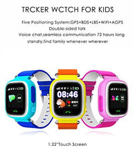 VIGICA Children Smartwatch Kid GPS Tracker Watch SOS Call Passometer Fitness