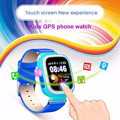 VIGICA Children Smartwatch Kid GPS Tracker Watch SOS Call Passometer Fitness