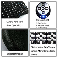 VIGICA LED Backlight Air Mouse 2.4G Mini Wireless Keyboard Touchpad Mouse for Google Android Smart TV,HTPC,TV...
